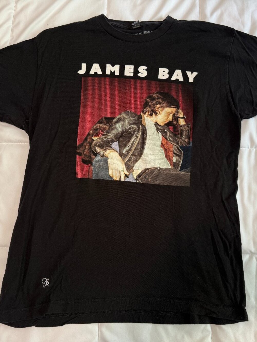 Men's James Bay Official 2019 Tour Band T-Shirt - Size L (BLACK)